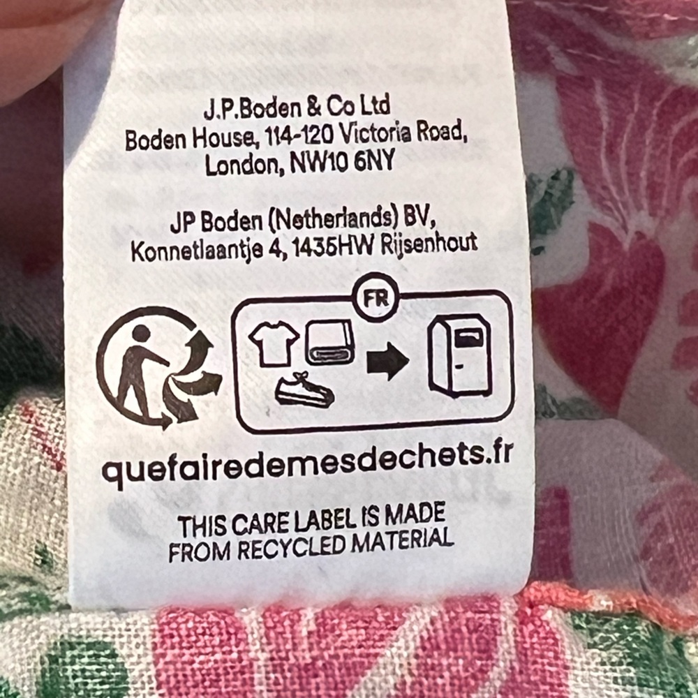 Boden Sienna Linen Shirt in Tropical Paradise - Picture 6 of 6